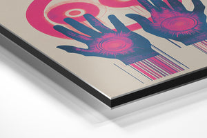 Neon Hands Symbolism