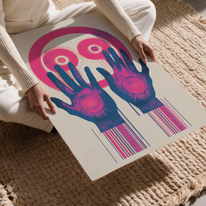 Neon Hands Symbolism