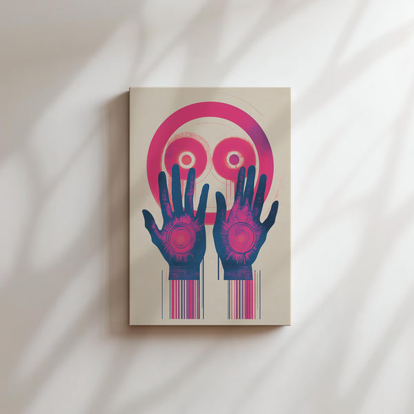 Neon Hands Symbolism