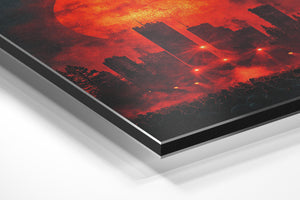 Red Sunset Concert Scene