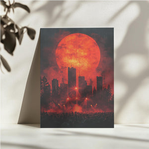 Red Sunset Concert Scene