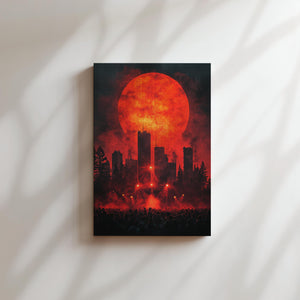 Red Sunset Concert Scene