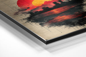 Sunset City Silhouette