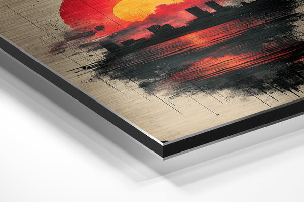 Sunset City Silhouette