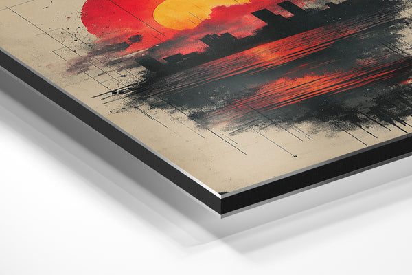 Sunset City Silhouette