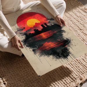 Sunset City Silhouette