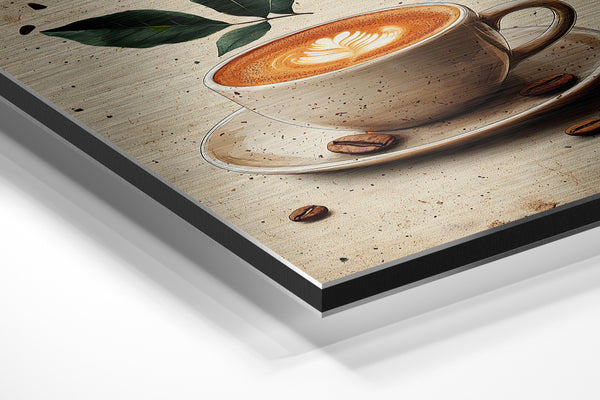 Latte Art Coffee Cup