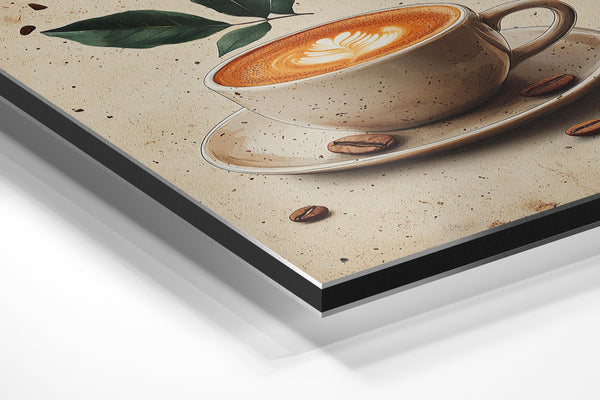 Latte Art Coffee Cup