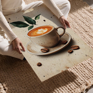 Latte Art Coffee Cup