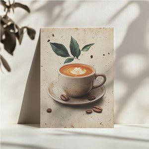 Latte Art Coffee Cup