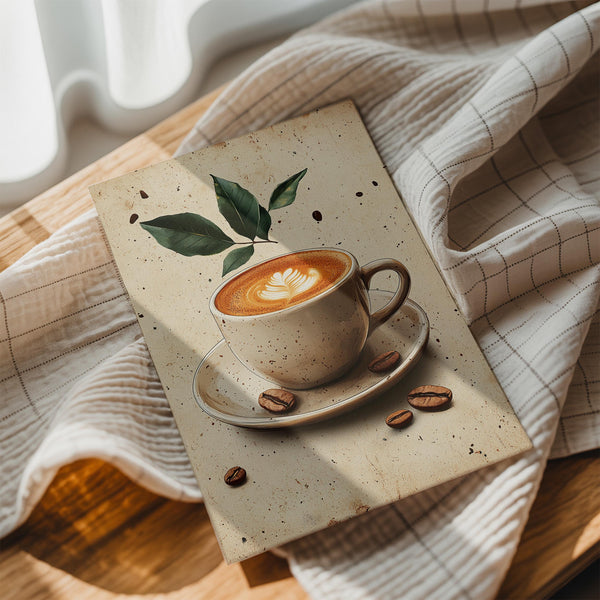 Latte Art Coffee Cup