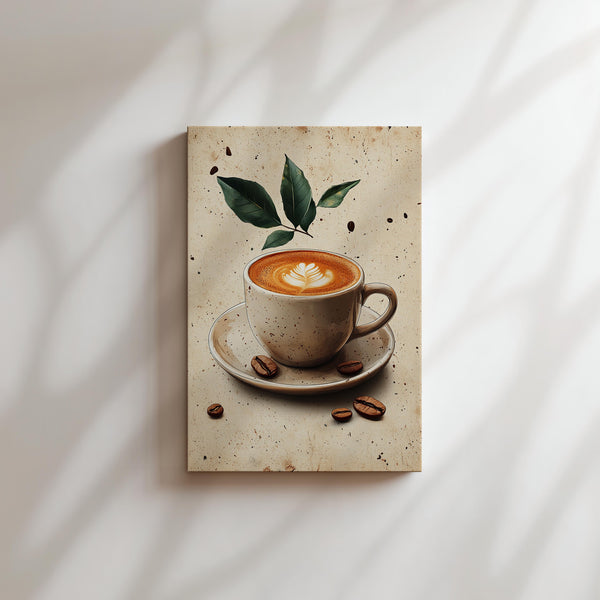 Latte Art Coffee Cup