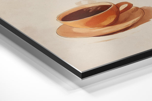 Warm Toned Coffee Cup