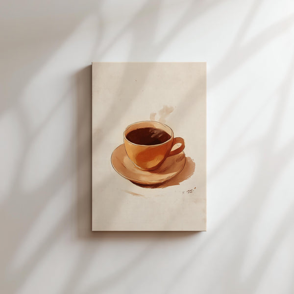 Warm Toned Coffee Cup