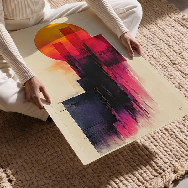 Abstract Sunset City