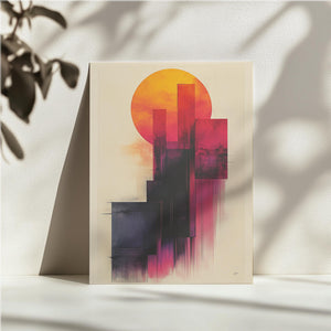 Abstract Sunset City