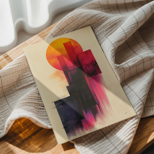 Abstract Sunset City