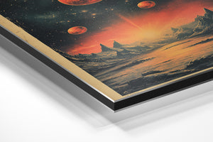 Fiery Alien Landscape