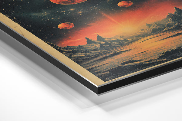 Fiery Alien Landscape