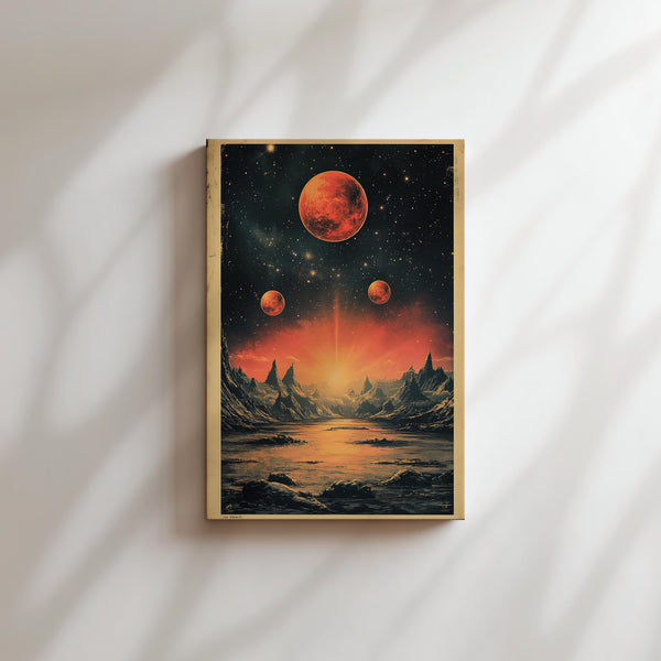 Fiery Alien Landscape