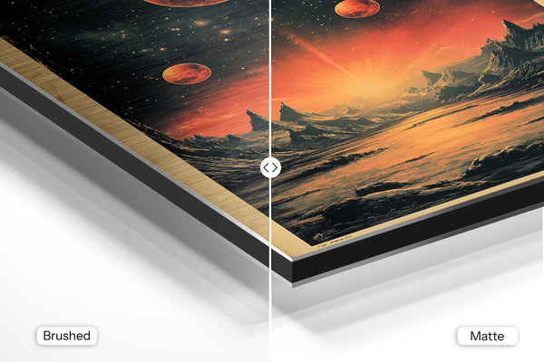 Fiery Alien Landscape