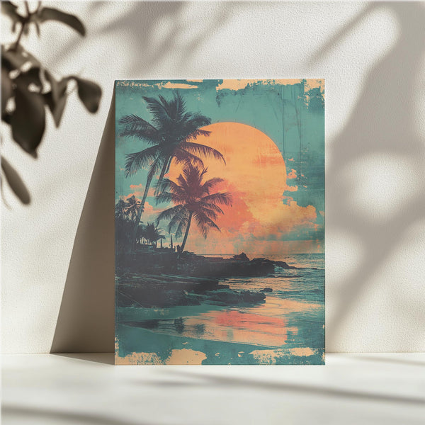 Beachside Sunset Moment