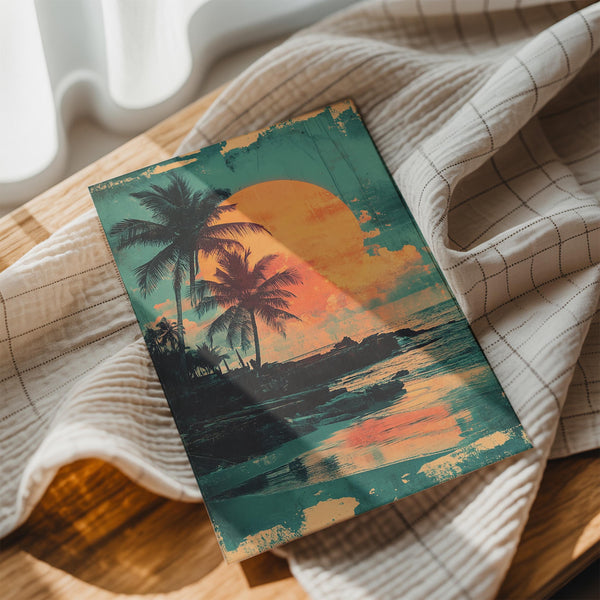 Beachside Sunset Moment