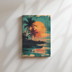 Beachside Sunset Moment