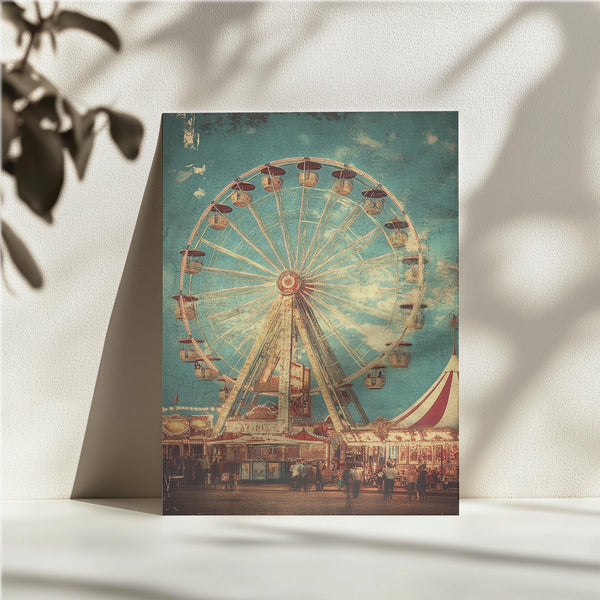 Retro Ferris Wheel Charm