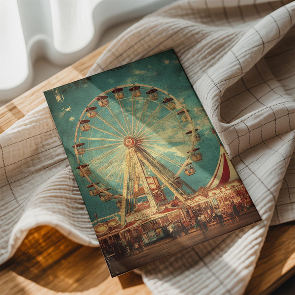 Retro Ferris Wheel Charm