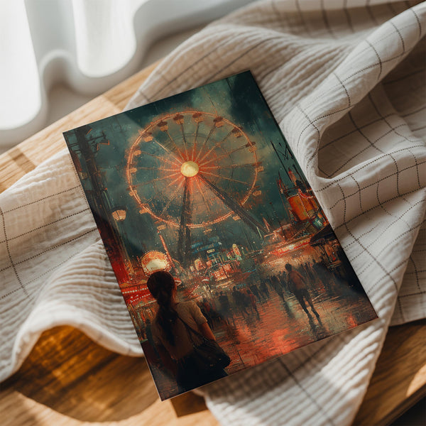 Rainy Ferris Night Glow