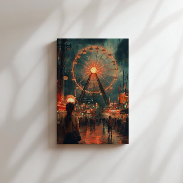 Rainy Ferris Night Glow