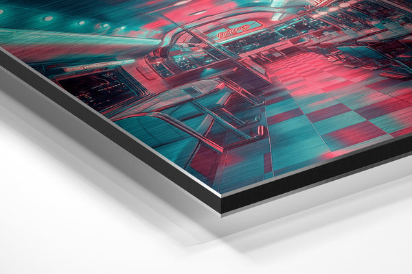 Neon Diner Nostalgia