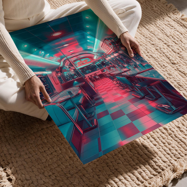 Neon Diner Nostalgia