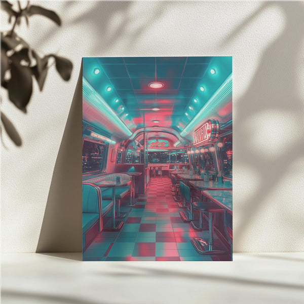 Neon Diner Nostalgia