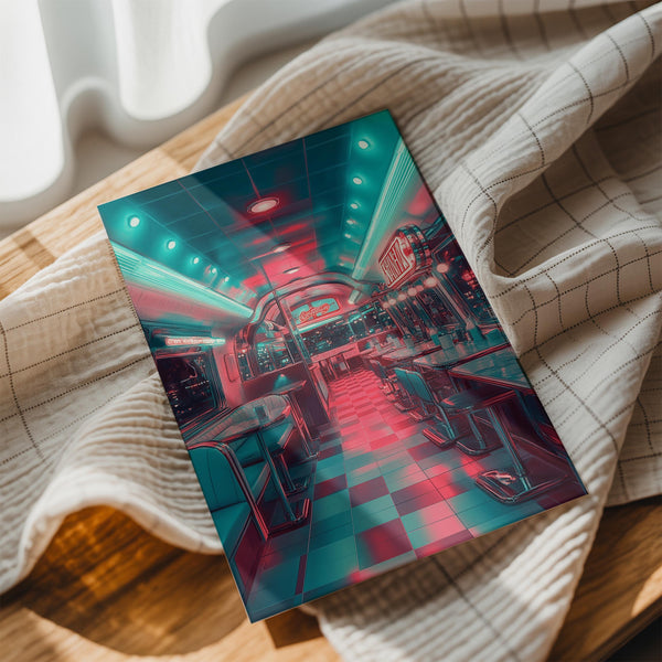 Neon Diner Nostalgia
