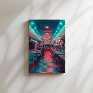Neon Diner Nostalgia