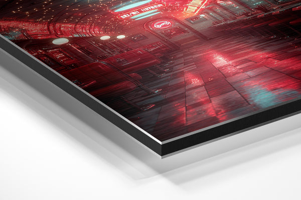 Starlit Diner Nightscape