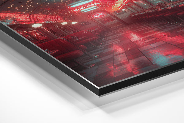 Starlit Diner Nightscape