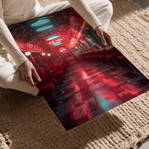 Starlit Diner Nightscape