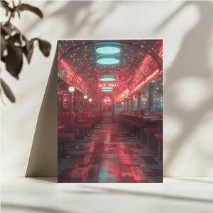 Starlit Diner Nightscape