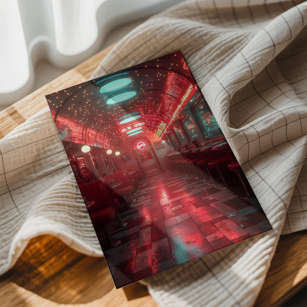 Starlit Diner Nightscape