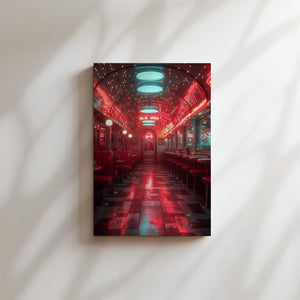 Starlit Diner Nightscape