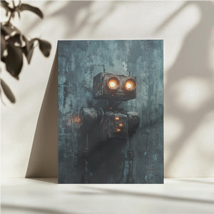 Rustic Robot Wall