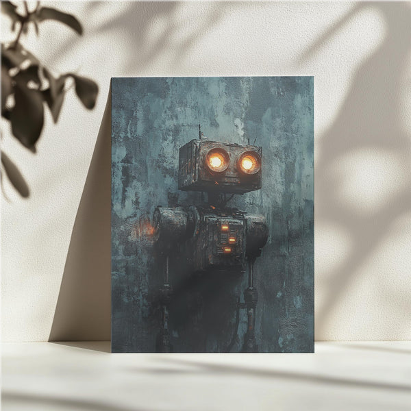 Rustic Robot Wall