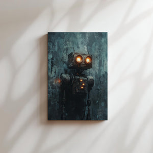 Rustic Robot Wall
