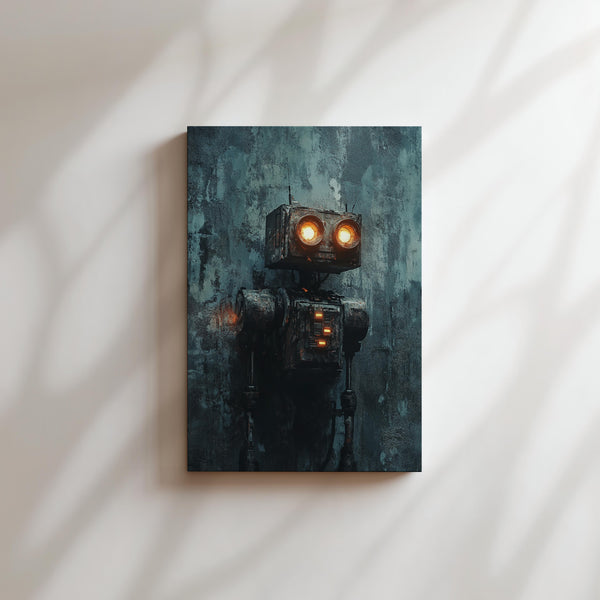 Rustic Robot Wall