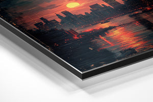 Sunset New York Skyline