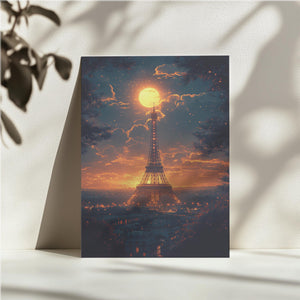 Moonlit Eiffel Tower