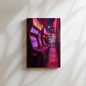 Neon Arcade Alley